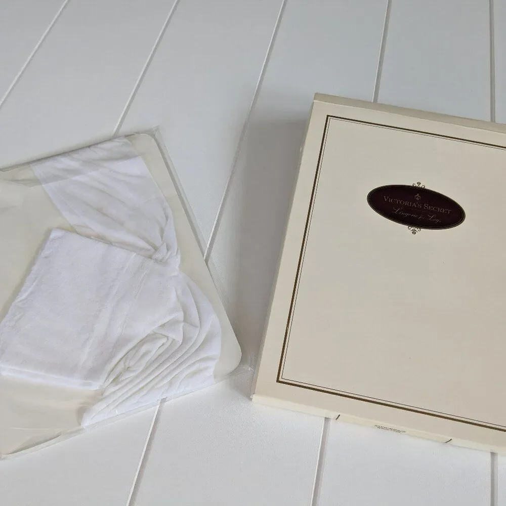 Vintage Victoria's Secret Lingerie for Legs Tights - White - Tall - Unopened